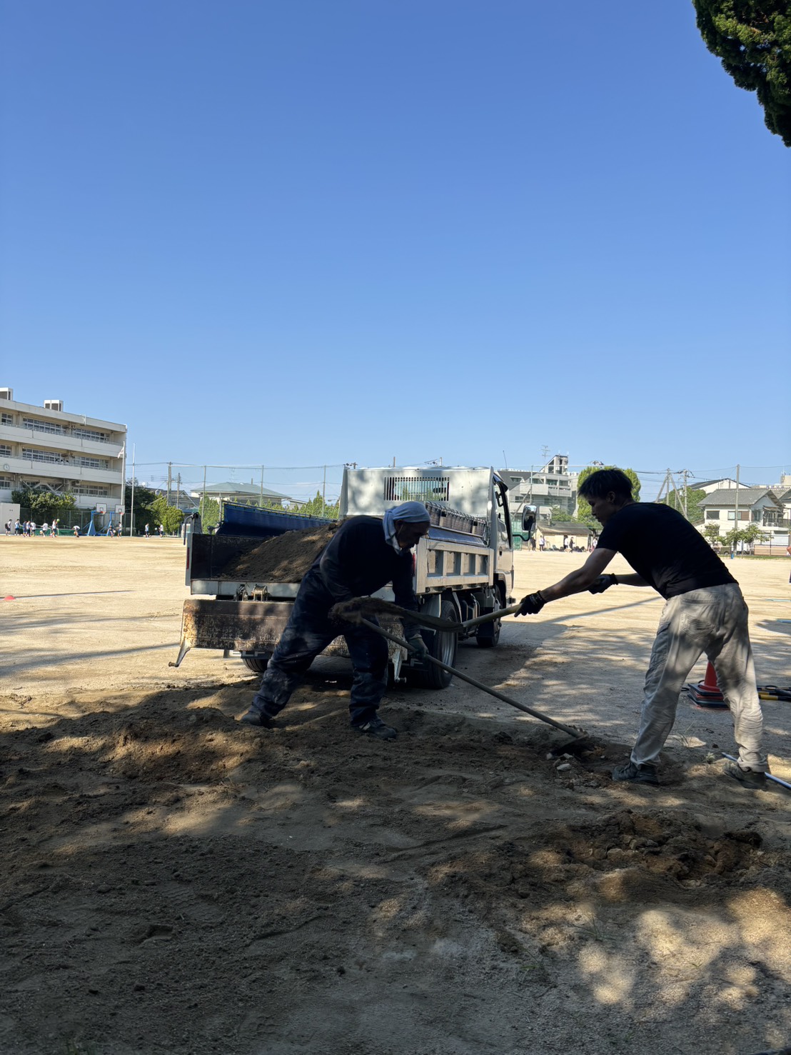 現場作業の様子